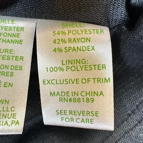 Lily Pulitzer women’s black dress with gold accent pattern size 10 sku 281-V09 - Picture 5 of 7